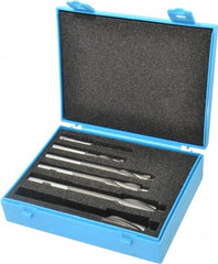 Made in USA - 3 to 10mm Socket Head Cap Screw Compatible, High Speed Steel, Solid Pilot Counterbore Set - Caliber Tooling