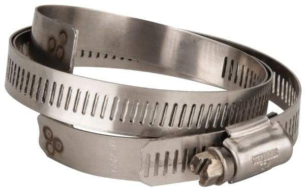 Hi-Tech Duravent - Stainless Steel Hose Clamp - 1/2" Wide x 0.02" Thick, 5-1/4" Hose, 3-1/4 to 5-5/8" Diam - Caliber Tooling