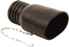 Hi-Tech Duravent - 3" ID Custom EPDM Twin Tailpipe Adapter - 8" Long - Caliber Tooling