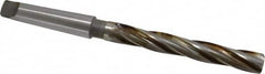 Interstate - 13/16" Diam, 4 Flute, High Speed Steel 3MT Shank Core Drill - Caliber Tooling