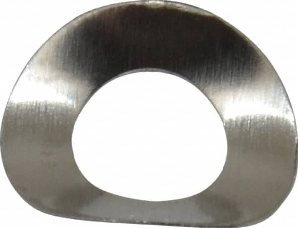 Made in USA - #6 Screw, 0.143" ID x 0.275" OD, Grade 300 Stainless Steel Single Wave Washer - 0.005" Thick, 0.062" Overall Height, 0.014" Deflection - Caliber Tooling