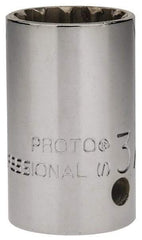 Proto - 1/2" Drive, 3/4" Socket, Spline Socket - 12 Points, 1-9/16" OAL - Caliber Tooling