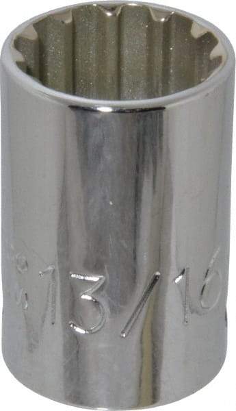 Proto - 1/2" Drive, 13/16" Socket, Spline Socket - 12 Points, 1-9/16" OAL - Caliber Tooling