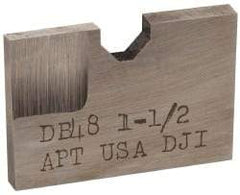 APT - 1-1/2 Inch Diameter, 3/16 Inch Thick, High Speed Steel Auxiliary Pilot Blade - Series D - Caliber Tooling