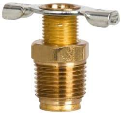 Eaton - Steel External Seat Drain Cock & Shutoff Valve - 3/8 Thread, 150 Max psi - Caliber Tooling