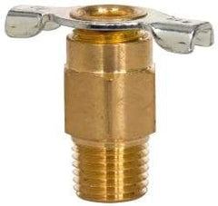 Eaton - Steel Internal Seat Drain Cock & Shutoff Valve - 1/4 Thread, 150 Max psi - Caliber Tooling