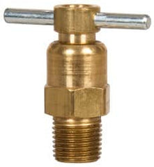 Eaton - Steel Internal Seat Drain Cock & Shutoff Valve - 1/8 Thread, 150 Max psi - Caliber Tooling