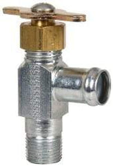 Eaton - 5/8" Pipe, Steel Hose to Pipe Drain Cock & Shutoff Valve - 3/8 Thread, 150 Max psi - Caliber Tooling