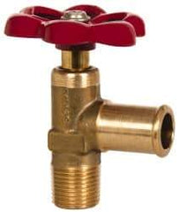 Eaton - 5/8" Pipe, Steel Shutoff Drain Cock & Shutoff Valve - 3/8 Thread, 150 Max psi - Caliber Tooling