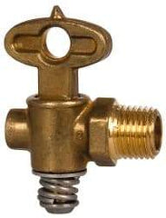 Eaton - Steel Drain Cock & Shutoff Valve - 1/4 Thread, 30 Max psi - Caliber Tooling