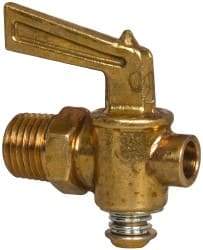 Eaton - Steel Ground Plug Drain Drain Cock & Shutoff Valve - 1/4 Thread, 30 Max psi - Caliber Tooling