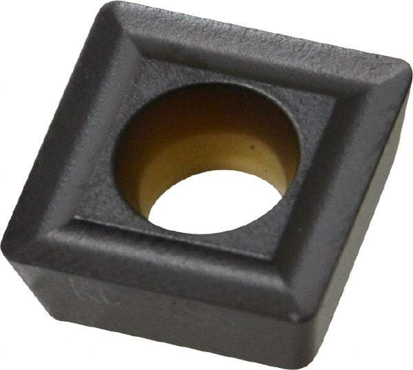 Kennametal - SPMT432 Grade KCPK30 Carbide Milling Insert - TiN/TiCN/Al2O3 Finish, 3/16" Thick, 1/2" Inscribed Circle, 0.79mm Corner Radius - Caliber Tooling