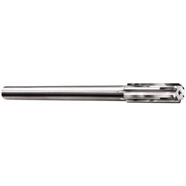 Made in USA - 0.171 to 0.204" Diam, 11/64" Diam Shank, 1-1/8" Flute, Semi Finish Semi Ground Chucking Reamer - Caliber Tooling