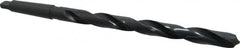 Interstate - 57/64", 3MT 118° Point High Speed Steel Taper Shank Drill Bit - Oxide Finish, 10" Flute Length, 15" OAL, Spiral Flute, Series 502 - Caliber Tooling