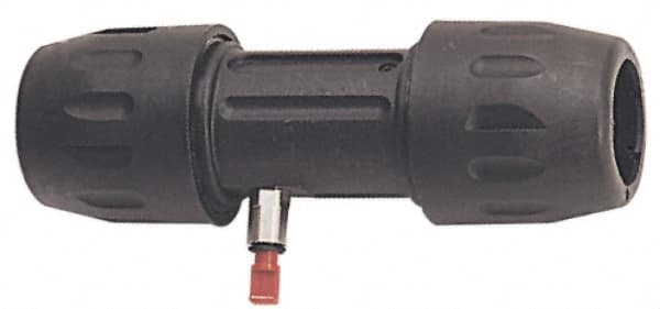 Transair - 1-1/2" ID, Air Hose Union with Vent - 232 Max psi, 8-1/8" Long, Plastic - Caliber Tooling