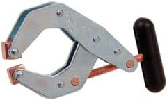 Made in USA - 700 Lb, 2-1/2" Max Opening, 2" Open Throat Depth, Cantilever Clamp - High Tensile Steel Jaw, T-Handle - Caliber Tooling