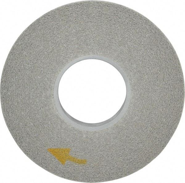 3M - 8" Diam, 1" Face Width, 3" Center Hole, Medium Grade, Aluminum Oxide Deburring Wheel - Convolute, Hard Density 8 Grade, 4,500 RPM - Caliber Tooling