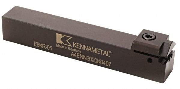 Kennametal - 0.3543" Max Depth of Cut, 5mm Min Groove Width, 150mm OAL, Neutral Indexable Grooving Cutoff Toolholder - 63/64" Shank Height x 63/64" Shank Width, A4..05.. Insert Style, A4EN Toolholder Style, Series A4 - Caliber Tooling