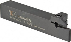 Kennametal - External Thread, 0.79" Max Depth of Cut, 6mm Min Groove Width, 6" OAL, Left Hand Indexable Grooving Cutoff Toolholder - 1" Shank Height x 1" Shank Width, A4..06.. Insert Style, A4SM Toolholder Style, Series A4 - Caliber Tooling