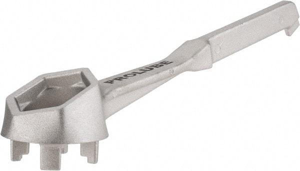 Value Collection - 10-1/2" Long Non-Sparking Aluminum Drum Plug Wrench - For Use with 2" and 3/4" Bungs - Caliber Tooling