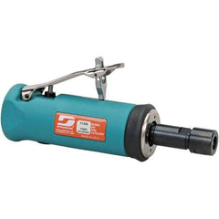 Dynabrade - 1/4" Collet, Straight Handle, Air Straight Die Grinder - 15,000 RPM, Front Exhaust, 24 CFM, 0.5 hp, 90 psi, 1/4 NPT Inlet - Caliber Tooling