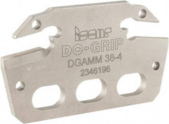 Iscar - Right Hand, 0.157 Inch Insert Width, Indexable Cutoff and Grooving Support Blade - DGAMM38-4 BLADE - Caliber Tooling