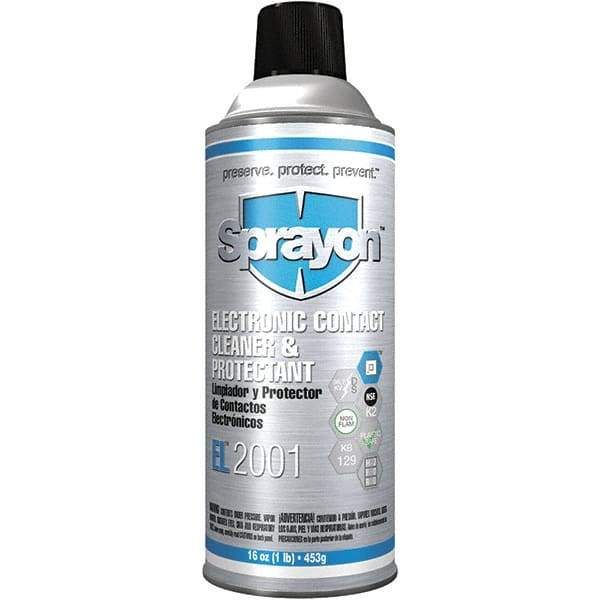 Sprayon - 16 oz Aerosol Cleaner/Degreaser - Aerosol, Alkaline, Unscented - Caliber Tooling