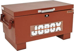 Jobox - 31" Wide x 18" Deep x 15-1/2" High Job Site Box - Steel, Brown - Caliber Tooling