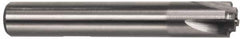 Interstate - 13/16" Radius, 2-1/4" Mill Diam, 4 Flute High Speed Steel Corner Rounding End Mill - Single End, TiN Finish, 4-5/16" OAL, 1" Shank Diam - Caliber Tooling