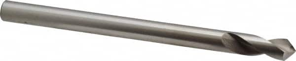 Interstate - 3/8" Body Diam, 90°, 5" OAL, High Speed Steel Spotting Drill - Caliber Tooling