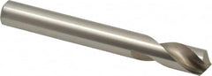 Interstate - 3/8" Body Diam, 120°, 3-1/8" OAL, High Speed Steel Spotting Drill - Caliber Tooling