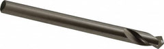 Interstate - 1/2" Body Diam, 120°, 6" OAL, High Speed Steel Spotting Drill - Caliber Tooling