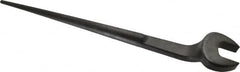 Proto - 1-7/16" Standard Spud Handle Open End Wrench - 19-1/2" OAL, Single End, Black Finish - Caliber Tooling