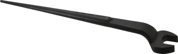 Proto - 1-1/16" Standard Spud Handle Open End Wrench - 17-1/4" OAL, Single End, Black Finish - Caliber Tooling