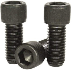 Value Collection - 7/8-9 UNC Hex Socket Drive, Socket Cap Screw - Alloy Steel, Black Oxide Finish, Partially Threaded, 6" Length Under Head - Caliber Tooling