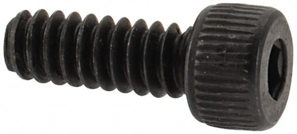 Value Collection - #6-32 UNC Hex Socket Drive, Socket Cap Screw - Alloy Steel, Black Oxide Finish, Fully Threaded, 3/8" Length Under Head - Caliber Tooling