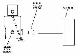 Parlec - Boring Head Insert Holder Screw - Exact Industrial Supply