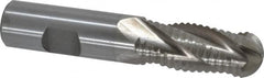 Interstate - 3/4" Diam, Coarse Pitch, 1-3/4" LOC, 4 Flute Cobalt Roughing Ball End Mill - Uncoated, 4" OAL, 3/4" Shank Diam, Single End - Caliber Tooling