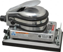 Ingersoll-Rand - 8,000 OPM, 12 CFM Air Consumption, Palm Air Orbital Sander - Rectangular Pad, 1/4 NPT Inlet - Caliber Tooling