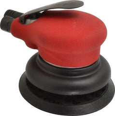 Ingersoll-Rand - 10,000 OPM, 18.5 CFM Air Consumption, Palm Air Orbital Sander - Round Pad, 1/4 NPT Inlet - Caliber Tooling