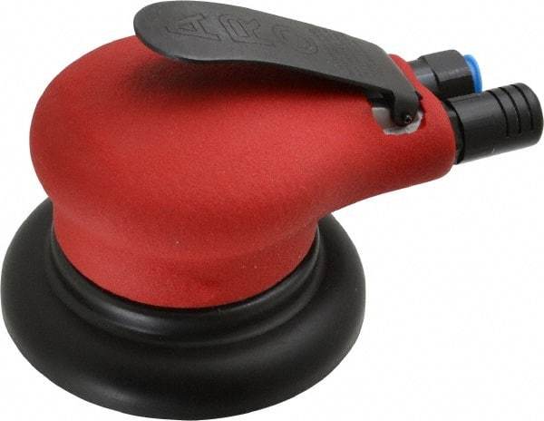 Ingersoll-Rand - 10,000 OPM, 18.5 CFM Air Consumption, Palm Air Orbital Sander - Round Pad, 1/4 NPT Inlet - Caliber Tooling