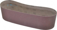 3M - 4" Wide x 36" OAL, 60 Grit, Aluminum Oxide Abrasive Belt - Aluminum Oxide, Medium, Coated, X Weighted Cloth Backing, Series 341D - Caliber Tooling