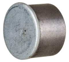 Mag-Mate - 10-32 Thread, 3/4" Diam, 1/2" High, 22 Lb Average Pull Force, Neodymium Rare Earth Pot Magnet - 0.15" Deep Tapped Hole, Steel Pot, Uninsulated - Caliber Tooling