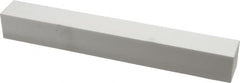 Made in USA - 220 & 240 Grit Aluminum Oxide Rectangular Dressing Stick - 8 x 1 x 1, Very Fine Grade, Vitrified Bond - Caliber Tooling