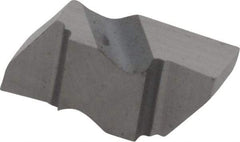 Kennametal - 2125NG Grade K68, 3.18mm Cutting Width Carbide Grooving Insert - 2.79mm Max Depth of Cut, Right Hand, 0.19mm Corner Radius, Uncoated - Caliber Tooling