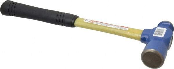 Vaughan Bushnell - 2 Lb Head Ball Pein Hammer - Fiberglass Handle, 15" OAL, Fiberglass with Cushion Grip - Caliber Tooling