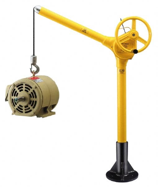 Sky Hook - 500 Lb Load Capacity, Steel Jib Crane - Swing Jib - Caliber Tooling