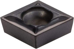 Kennametal - CCMT21.50.5 LF Grade KC5025 Carbide Turning Insert - TiAlN Finish, 80° Diamond, 1/4" Inscr Circle, 3/32" Thick, 0.0079" Corner Radius - Caliber Tooling