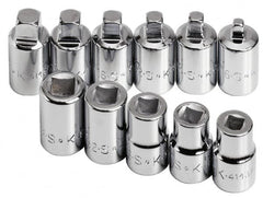 SK - 11 Piece 3/8" Drive Socket Set - 4 Points, 3/16" to 3/8" Range, Inch Measurement Standard - Caliber Tooling