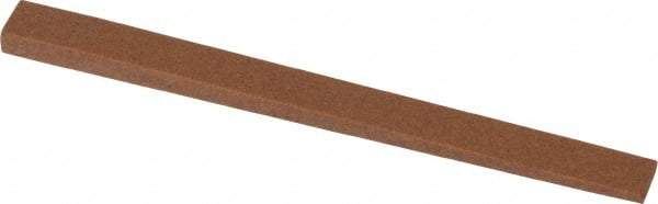 Norton - 4" Long x 5/16" Wide x 1/8" Thick, Aluminum Oxide Sharpening Stone - Taper, Medium Grade - Caliber Tooling